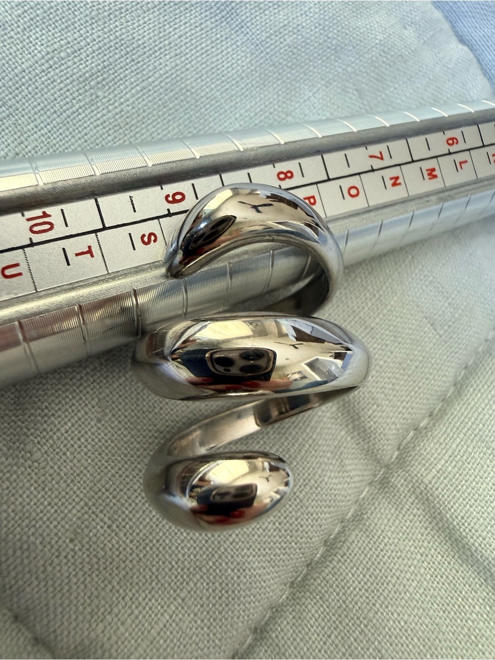 Silver Wrap Ring - Picture 4 of 6